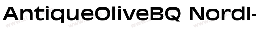AntiqueOliveBQ NordI字体转换